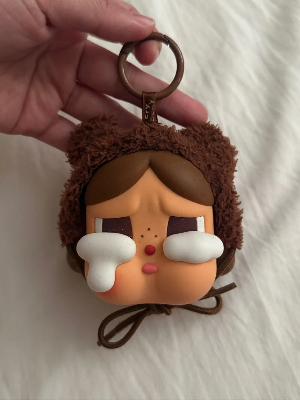 POP MART CRYBABY Crying Again Series - Love Make Us Cry Earphone Case Bag Charm